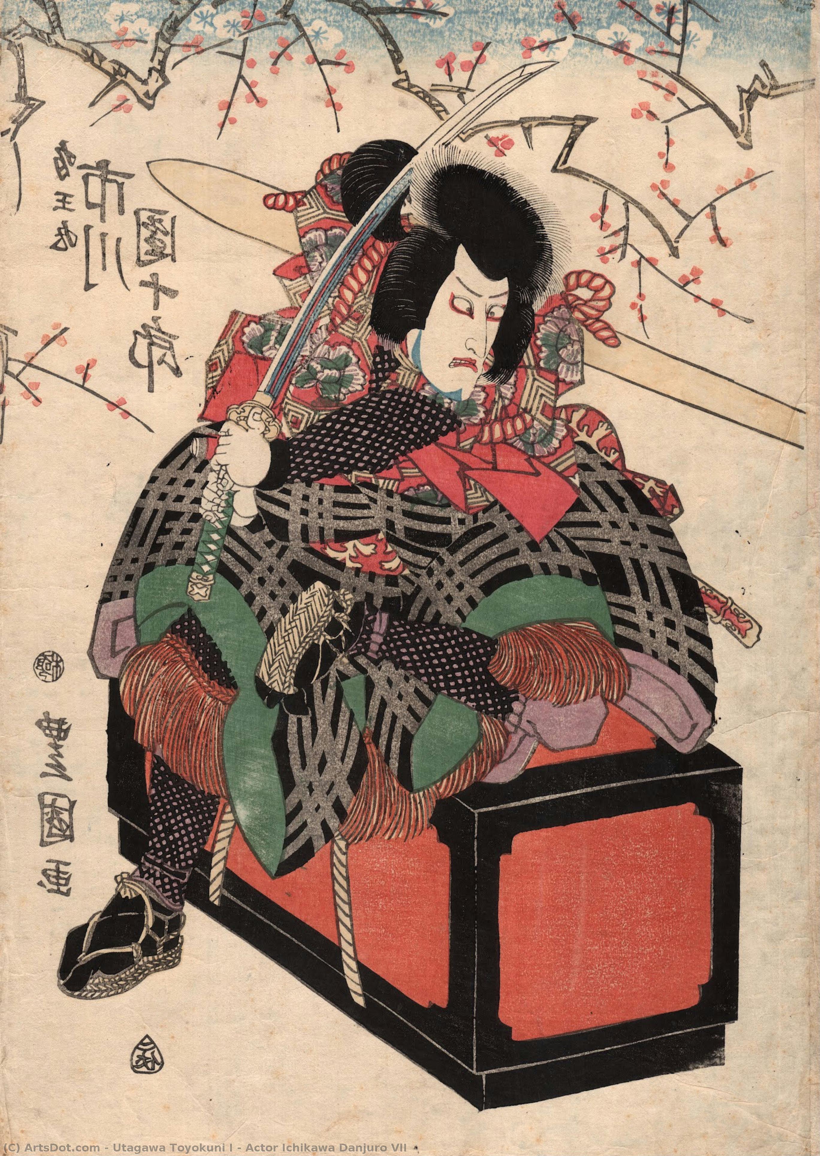 Actor Ichikawa Danjuro Vii — Utagawa Toyokuni I
