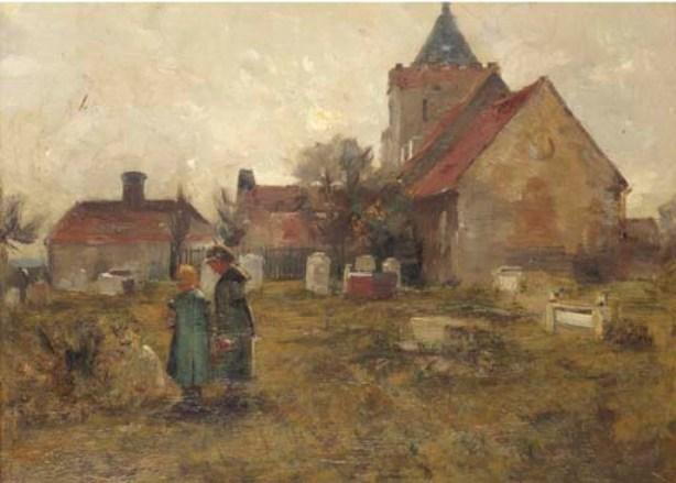 Fresh Flowers For A Loved One — Sir George Clausen