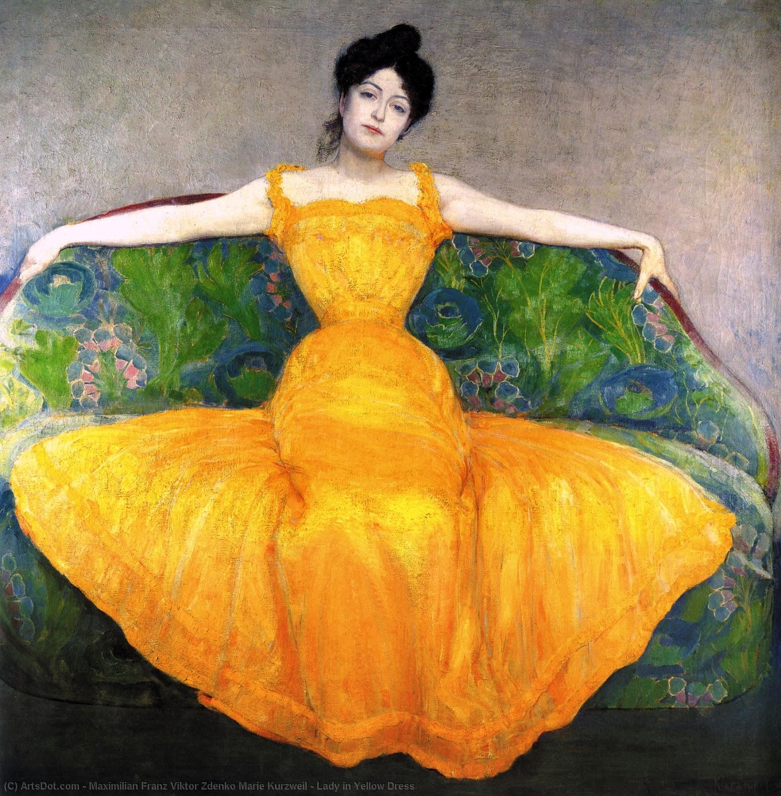 Lady In Yellow Dress — Maximilian Franz Viktor Zdenko Marie Kurzweil