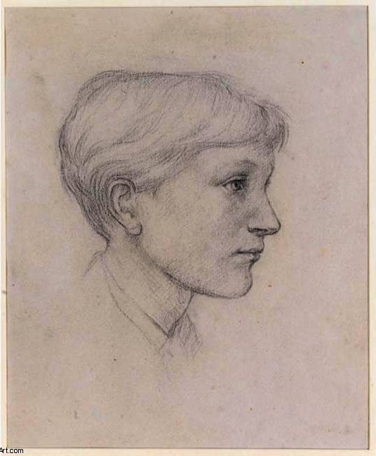 Portrait Of The Artist's Son Philip — Edward Coley Burne-jones