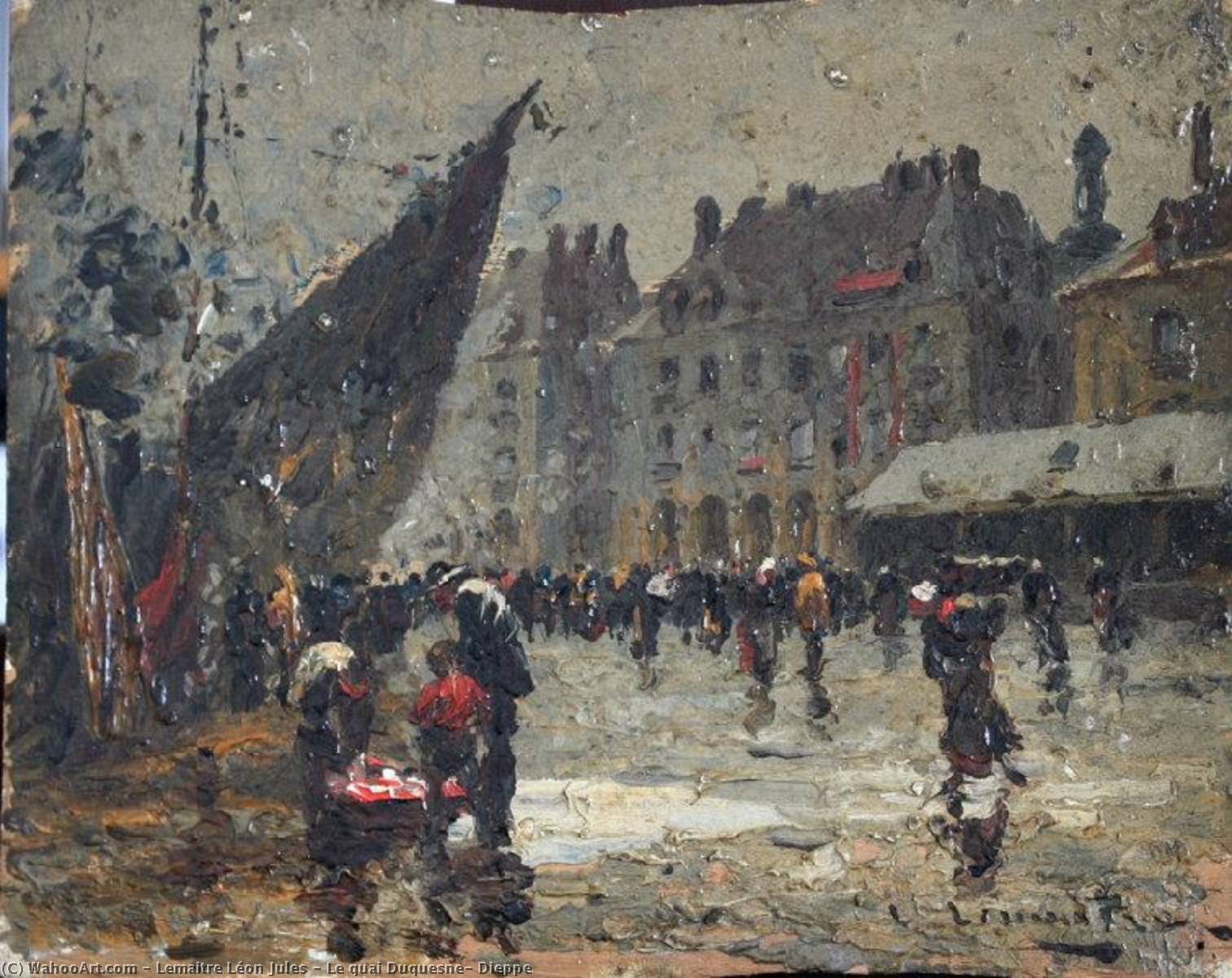 Le Quai Duquesne, Dieppe — Léon Jules Lemaître