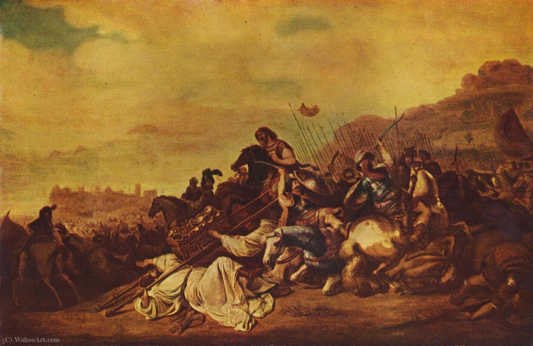The Battle Of Ebenezer — Gerrit Claesz Bleker