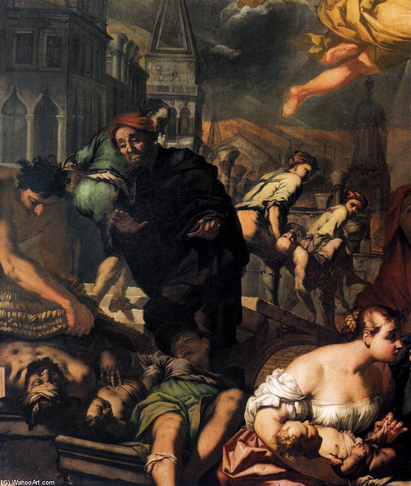 The Virgin Appears To The Plague Victims — Antonio Zanchi