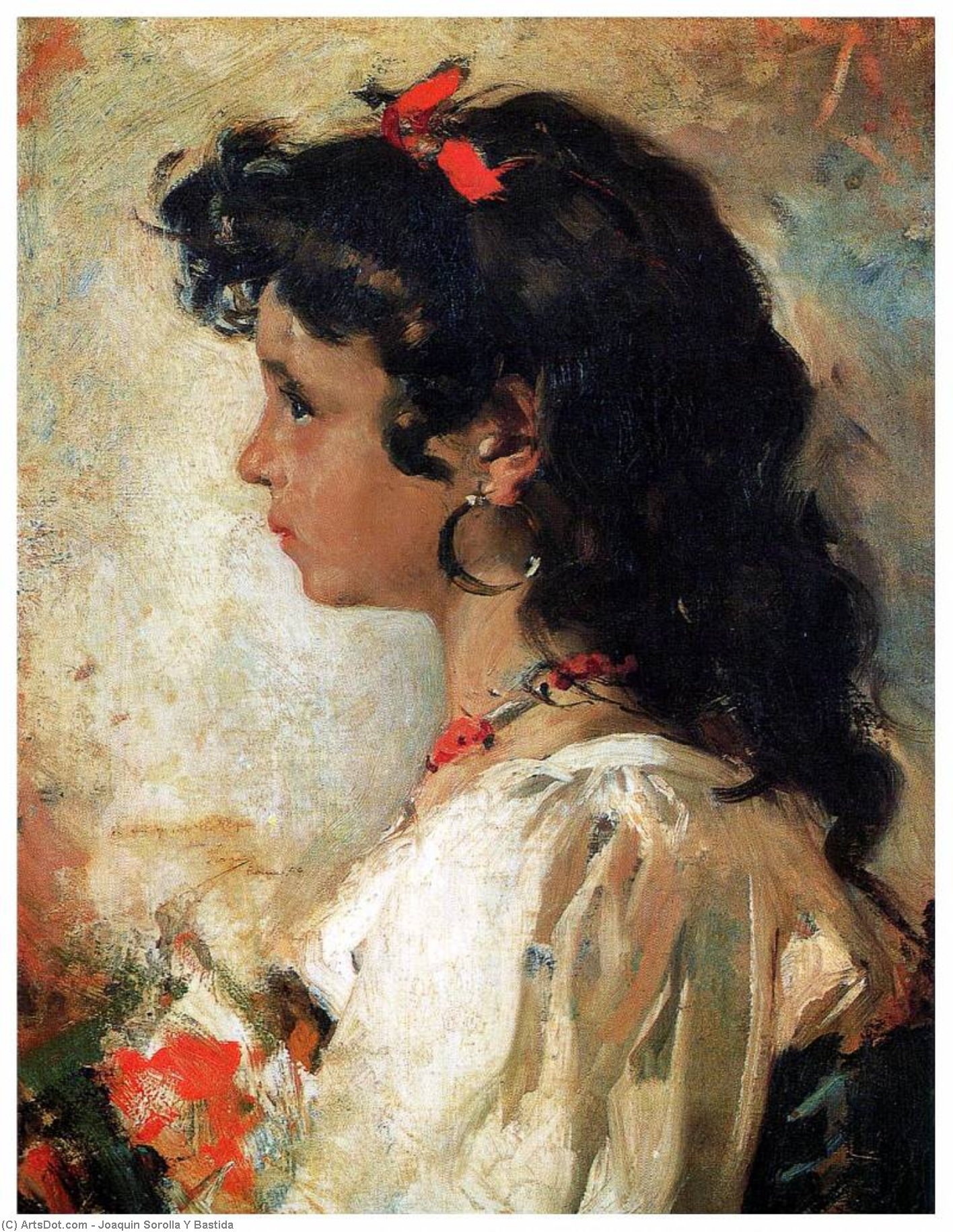 Cabeza De Italiana — Joaquín Sorolla Y Bastida