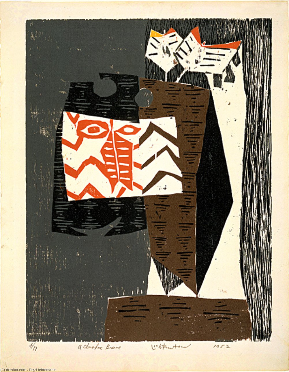 Un Bravío Cherokee — Roy Lichtenstein