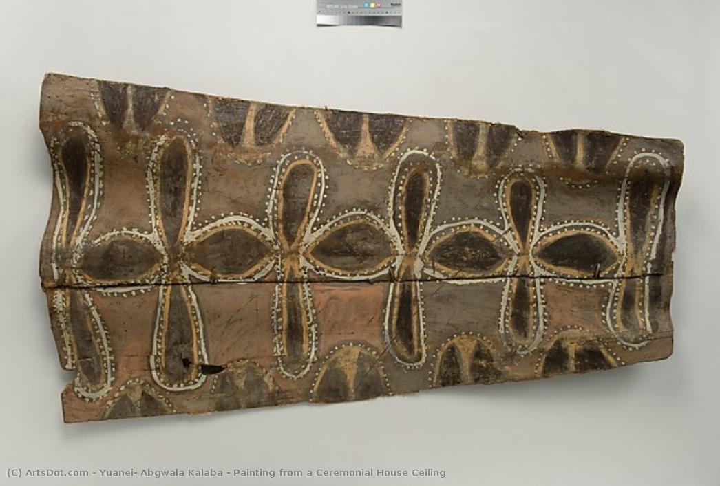 Painting From A Ceremonial House Ceiling — Yuanei, Abgwala Kalaba
