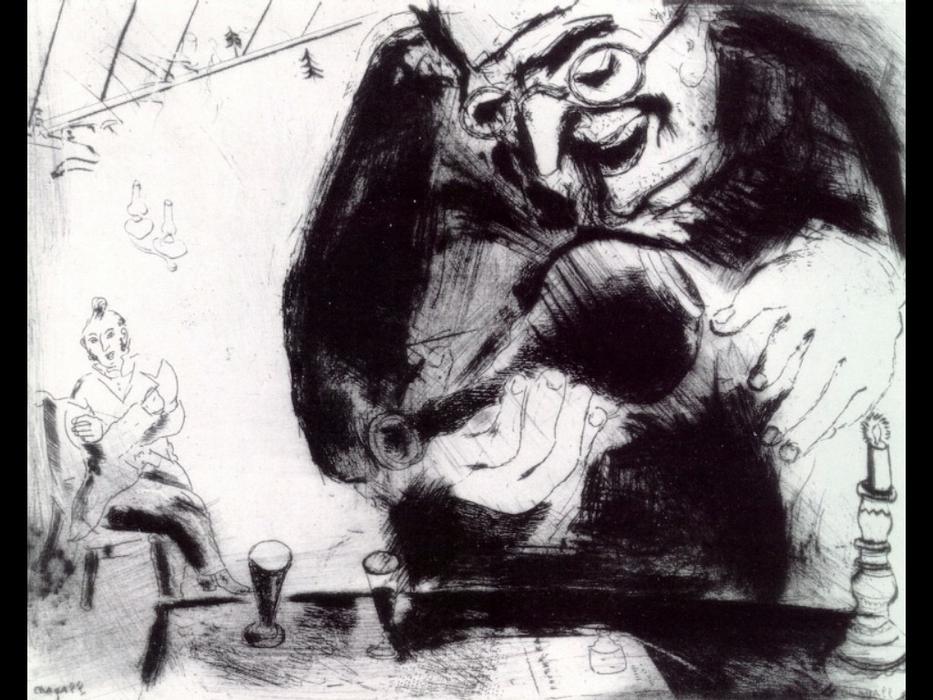Pliushkin Trata A Tchtchikov — Marc Chagall