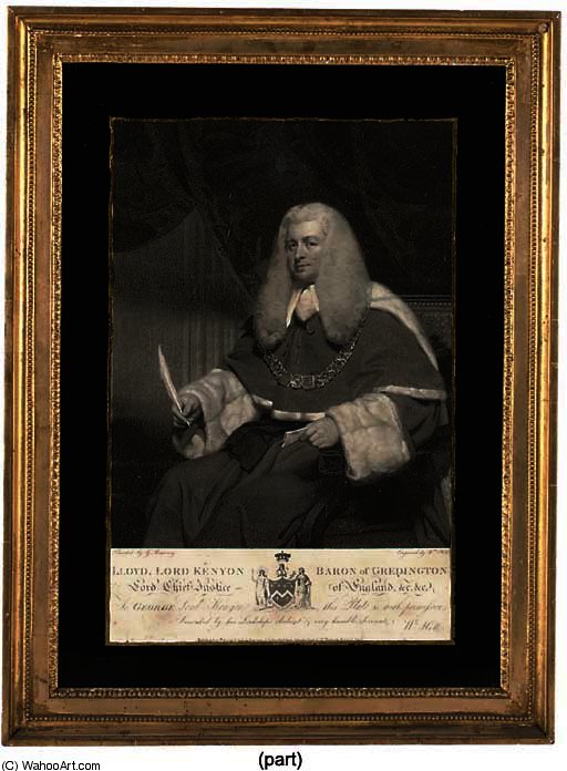 Lloyd Lord Kenyon, Baron Of Credington, By W. Holl — George Romney