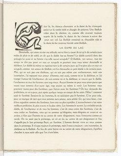 Pictorial Initial L (folio 33) From L'enchanteur Pourrissant — André Derain