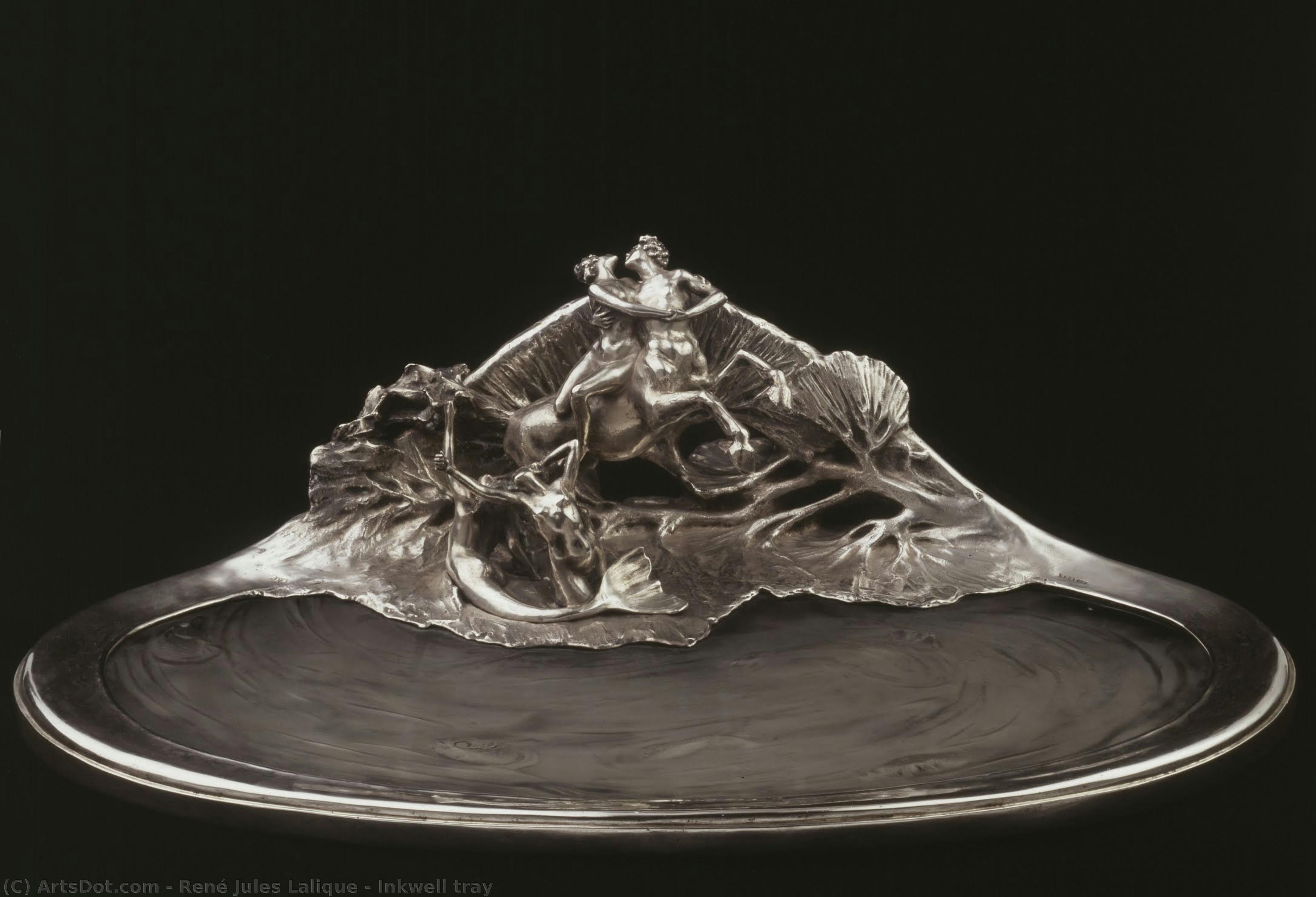 Inkwell Tray — Рене Лалике
