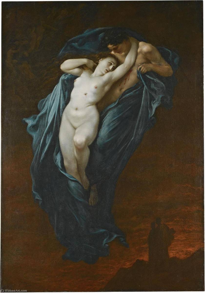Englische Paolo Und Francesca Da Rimini — Paul Gustave Doré
