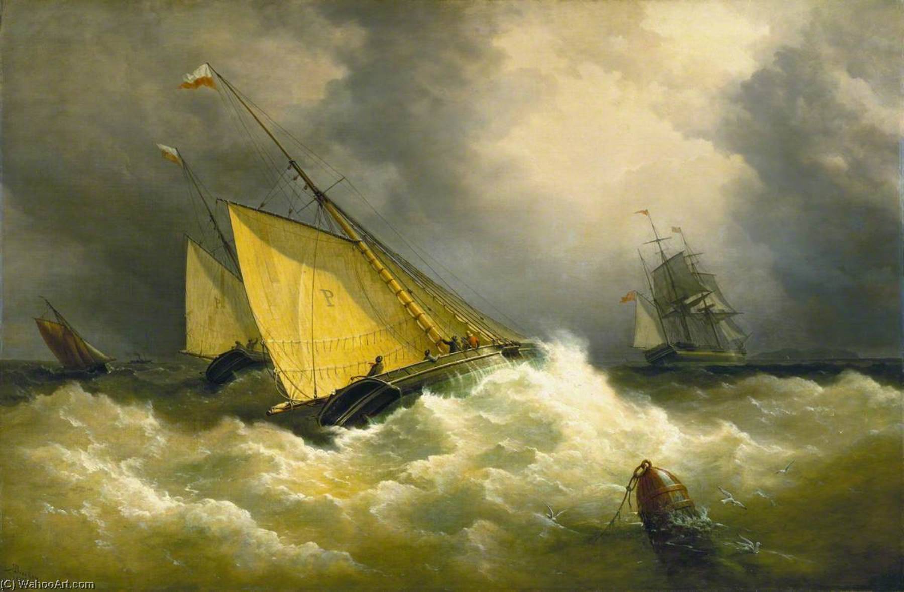 First Come, First Served — Richard Brydges Beechey