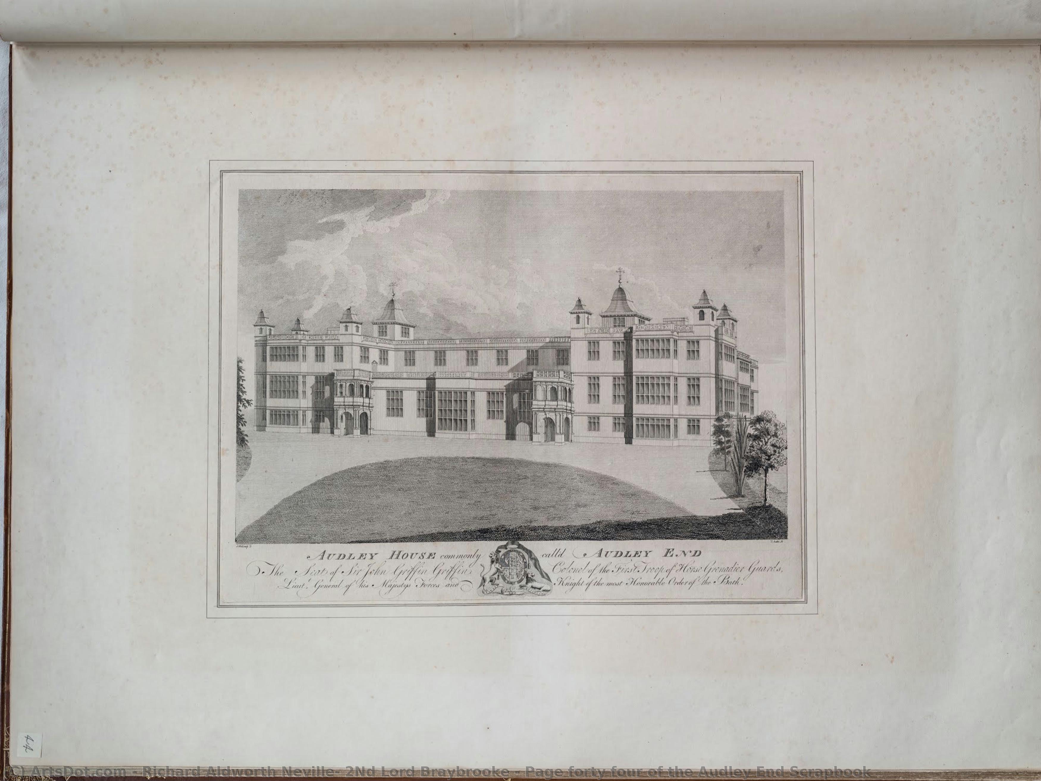 Page Forty Four Of The Audley End Scrapbook — Richard Aldworth Neville, 2nd Lord Braybrooke