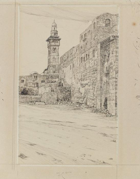 Site Of The Antonia Tower — Jacques Joseph Tissot