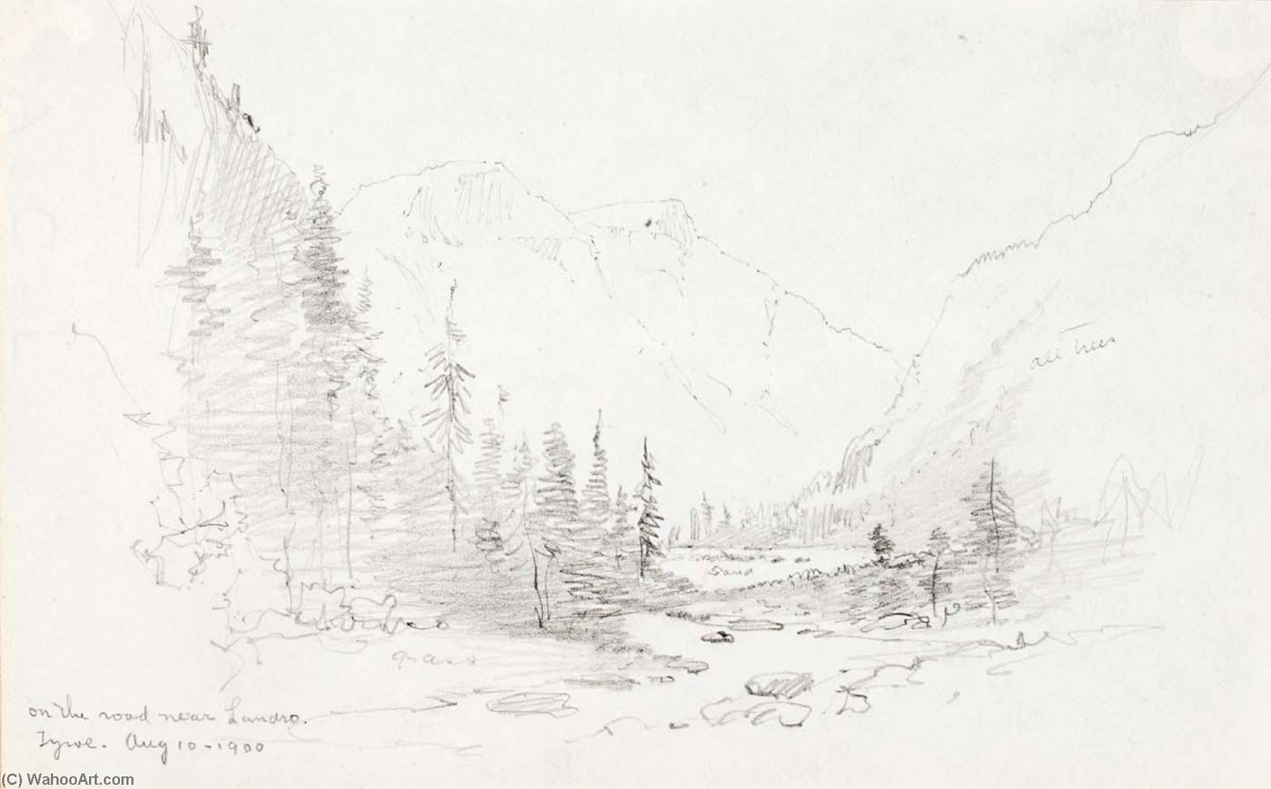 On The Road Near Landro, Tyrol — George Elbert Burr