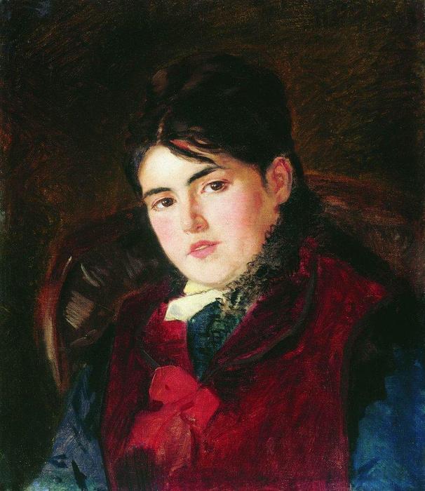 Female Portrait — Konstantin Yegorovich Makovsky