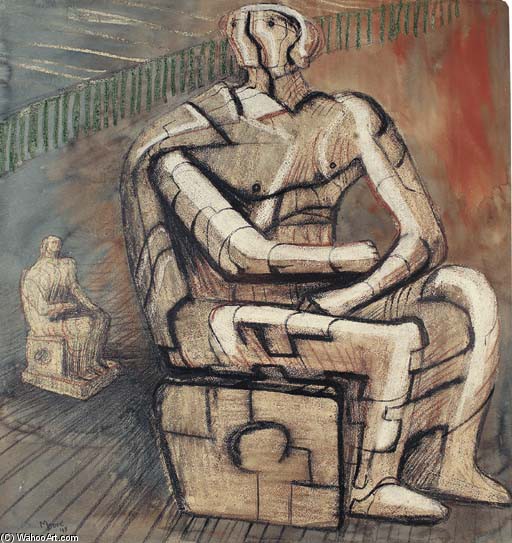 Seated Figure 1 — Henry Moore
