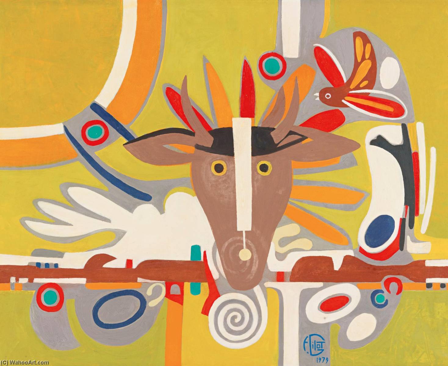 Deer Totem — Françoise Gilot