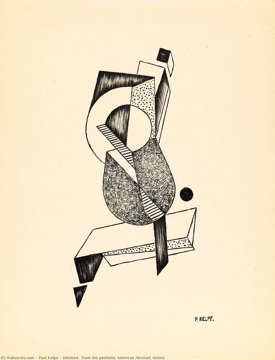 Untitled, From The Portfolio American Abstract Artists — Paul Kelpe