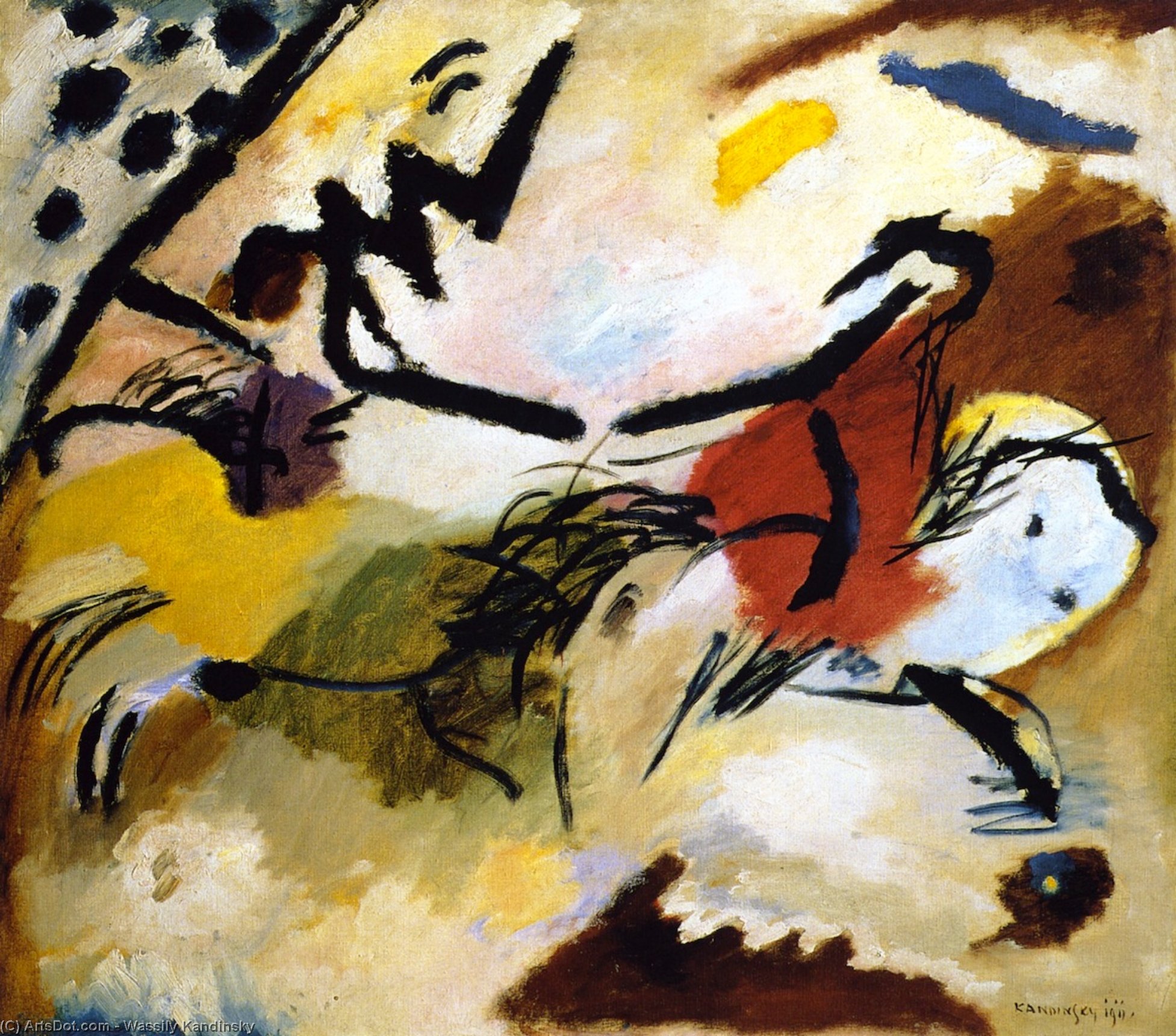 Improvisation No. 20 — Wassily Wassilyevich Kandinsky