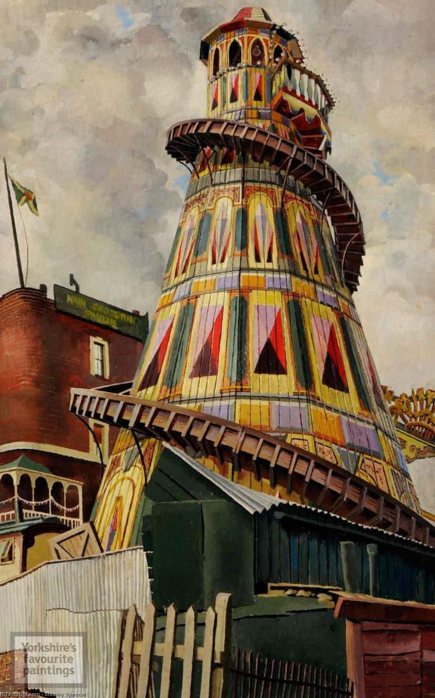 Helter Skelter. Hampstead Heath — Sir Stanley Spencer