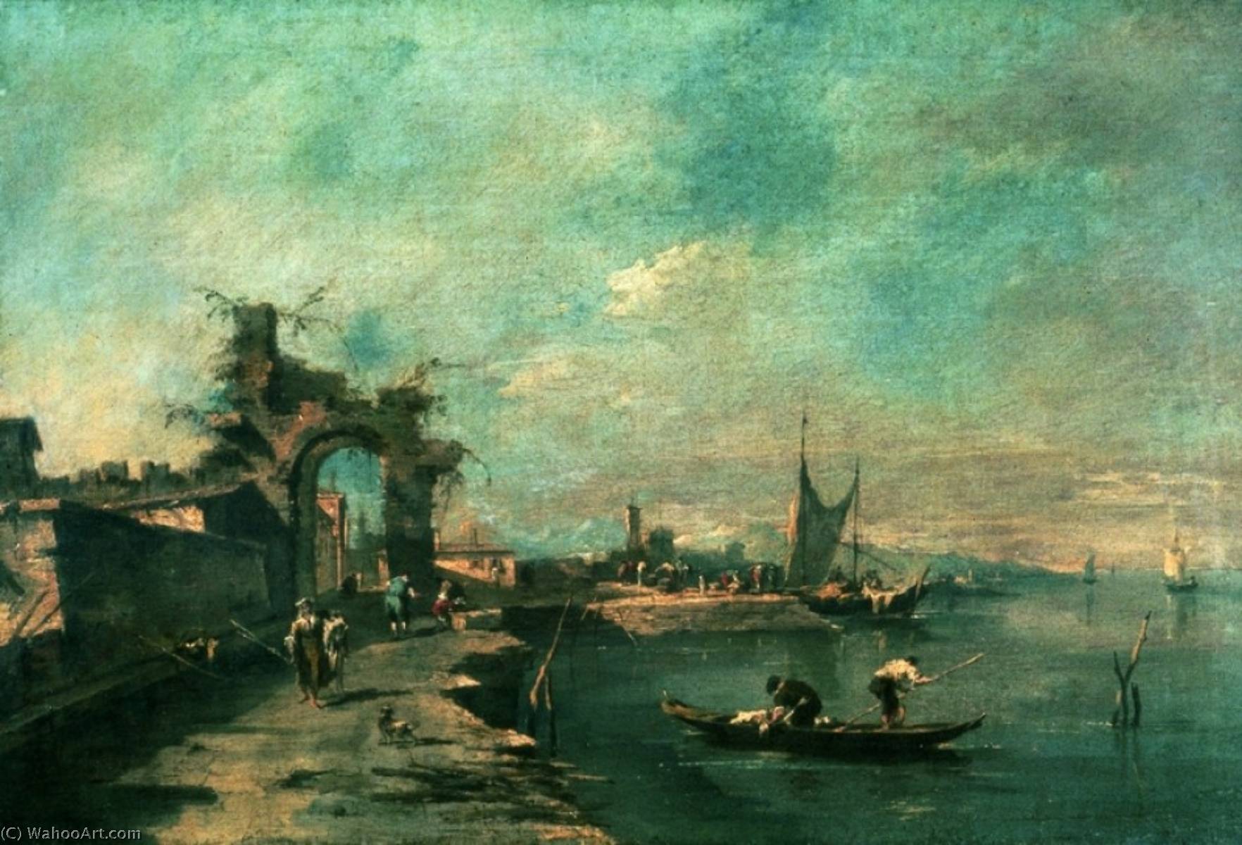 Coast Scene — Francesco Lazzaro Guardi
