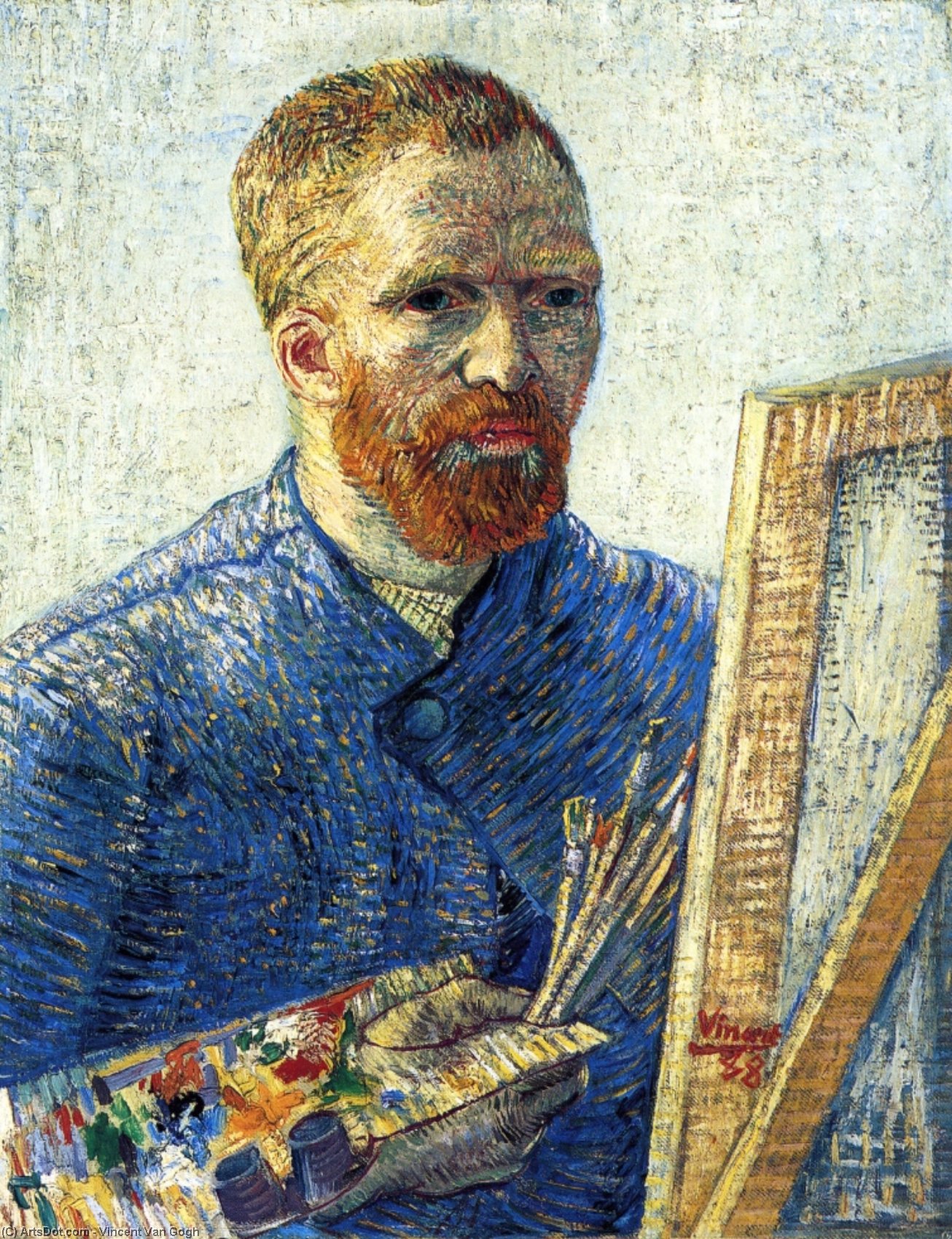 Портрет Сам Пред Тихим — Vincent Van Gog