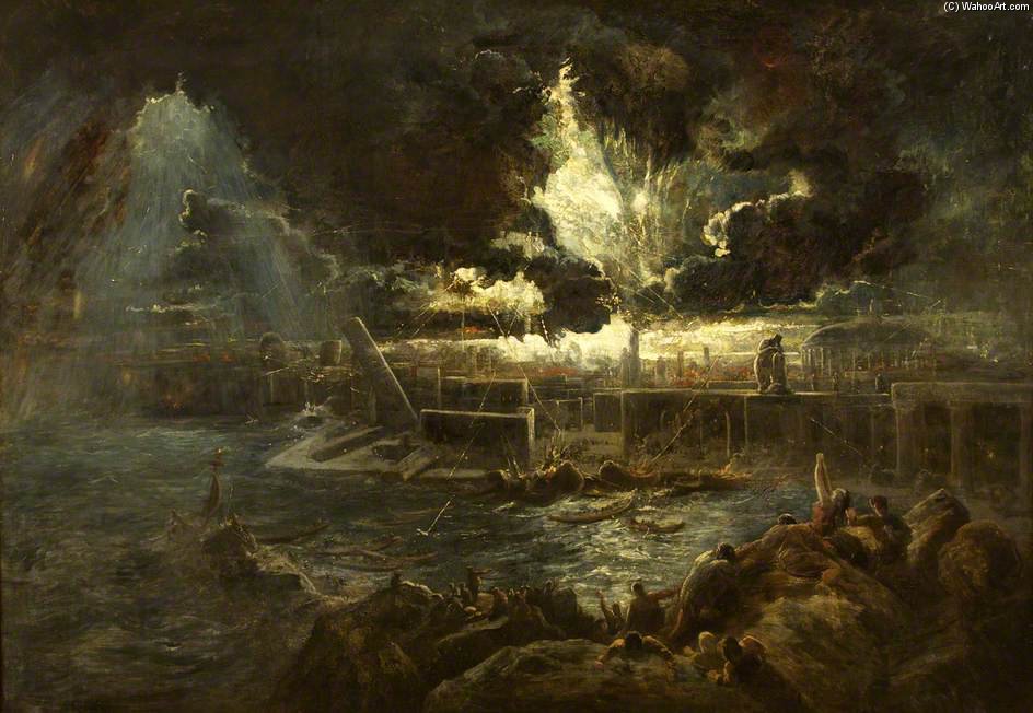 The Destruction Of Pompeii — Paul Falconer Poole