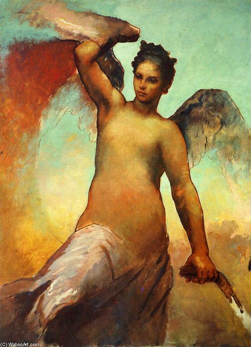Study For Fortune'', Albany Murals'' — ウィリアム・モリス・ハント