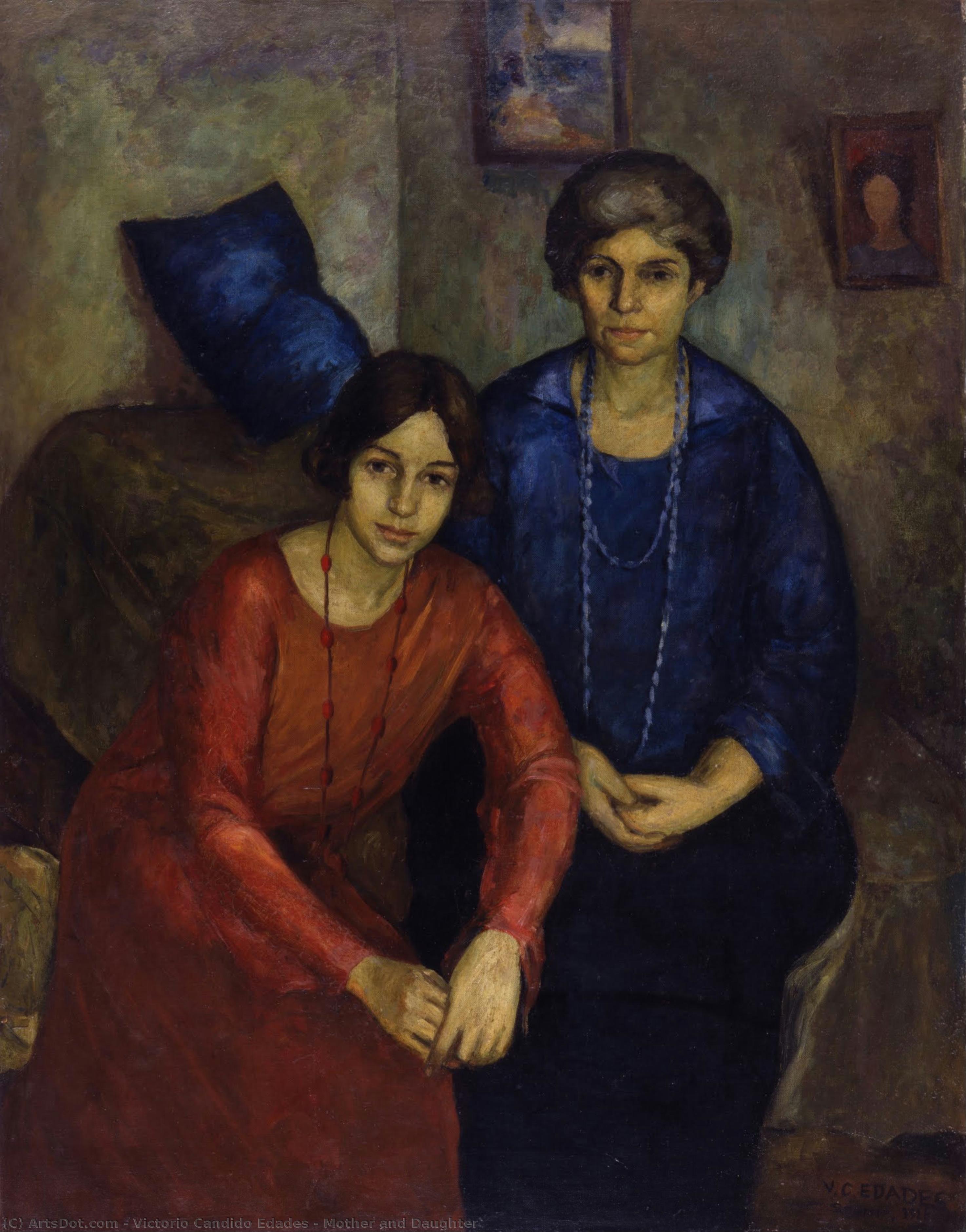 Mother And Daughter — Victorio Candido Edades