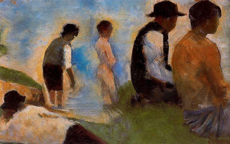 Five Men — Georges Pierre Seurat