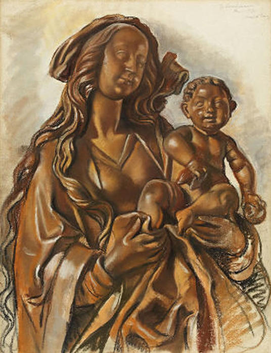 Madonna And Child — Zinaida Serebriakova
