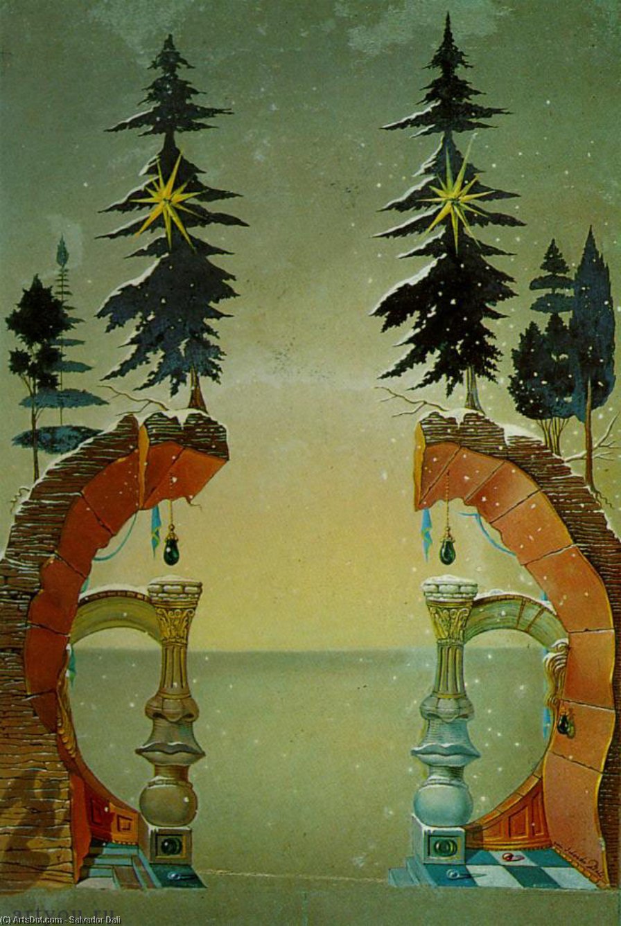 Christmas (noel), 1946 — Salvador Dalí