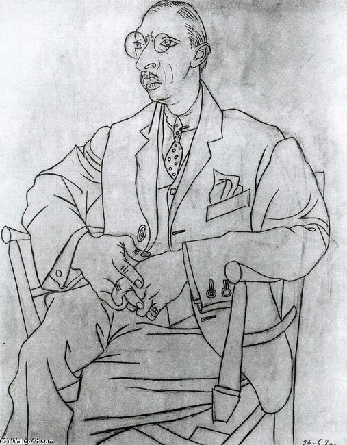 Portrait Of Igor Strawinsky — Pablo Picasso