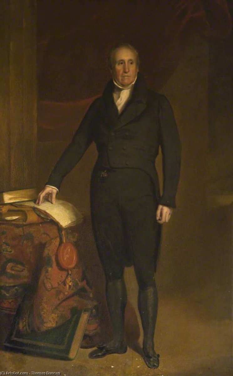 David Beatson Of Kirkpottie, Original Trustee Of James Murray's Royal Asylum And Chairman Of Directors — Thomas Duncan