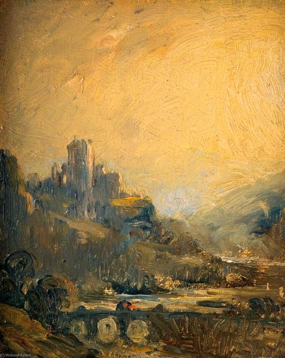 Castle With Yellow Sky — Joseph Alfonso Toft