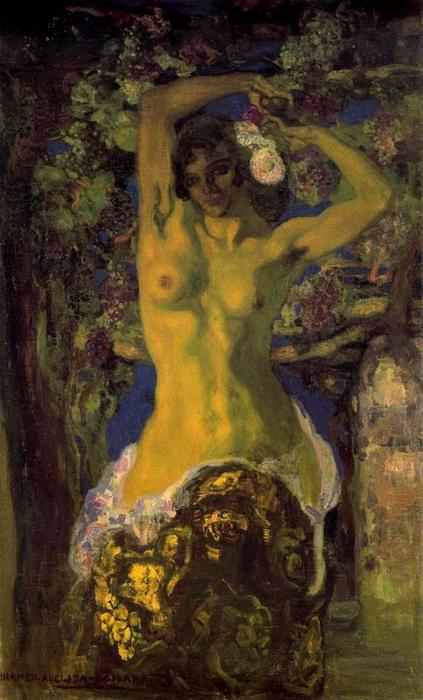 Naked Under The Vine — Hermen Anglada Camarasa