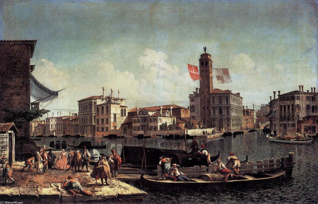 The Grand Canal With The Palazzo Labia And Entry To The Cannareggio — Michele Marieschi