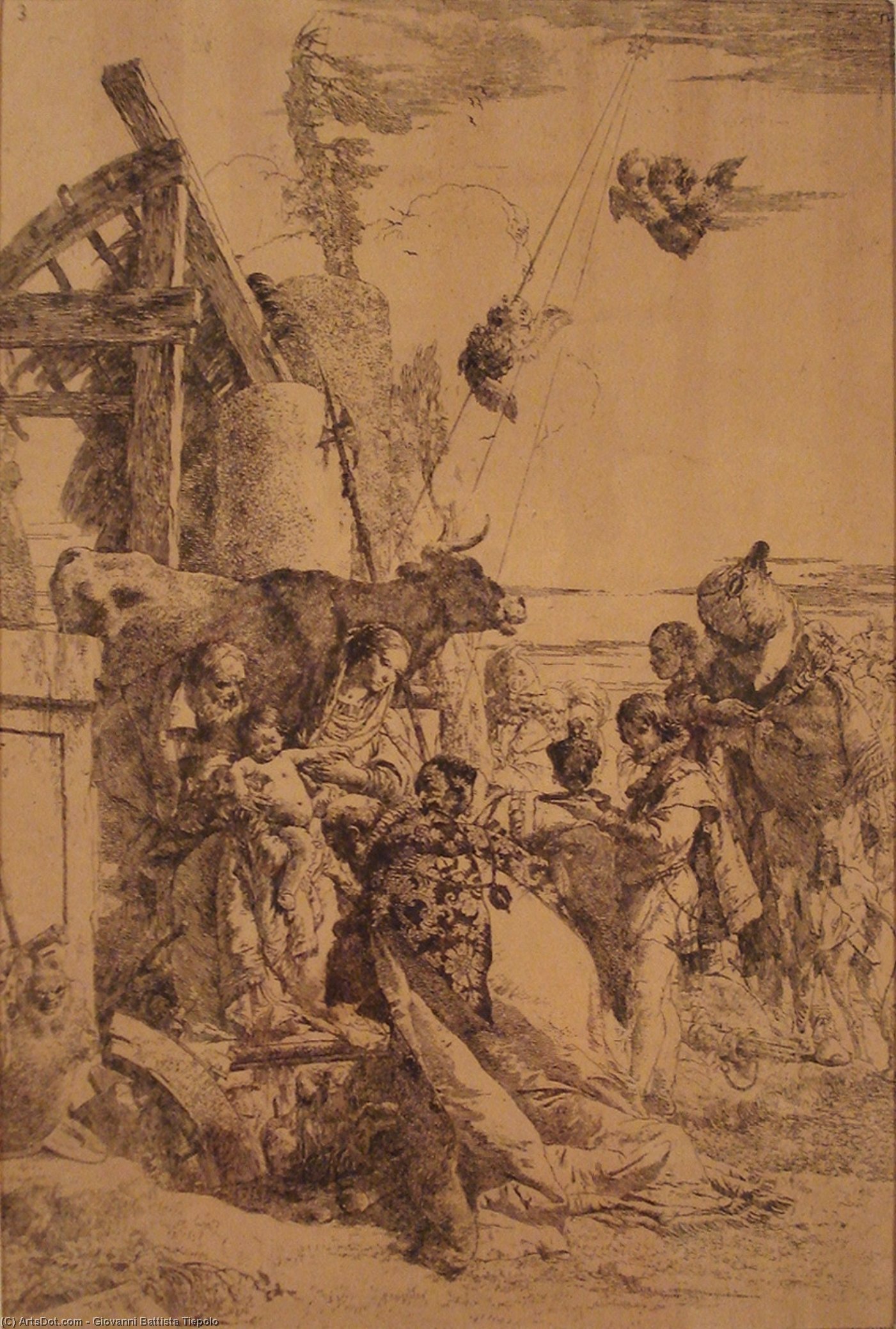 Nativity Of Jesus — Giambattista Tiepolo