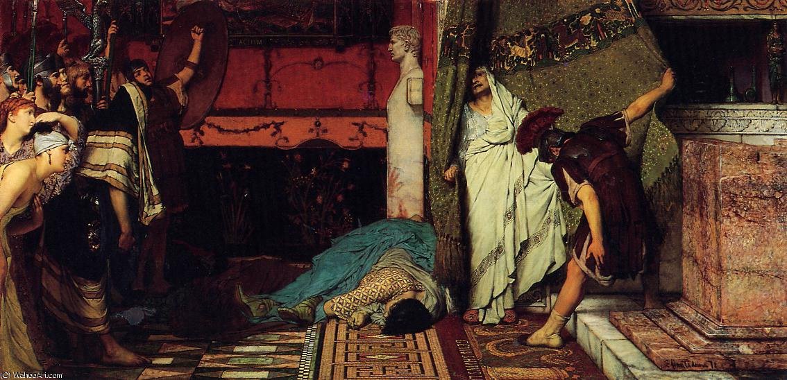 A Roman Emperor - Claudius — Lourens Alma Tadema