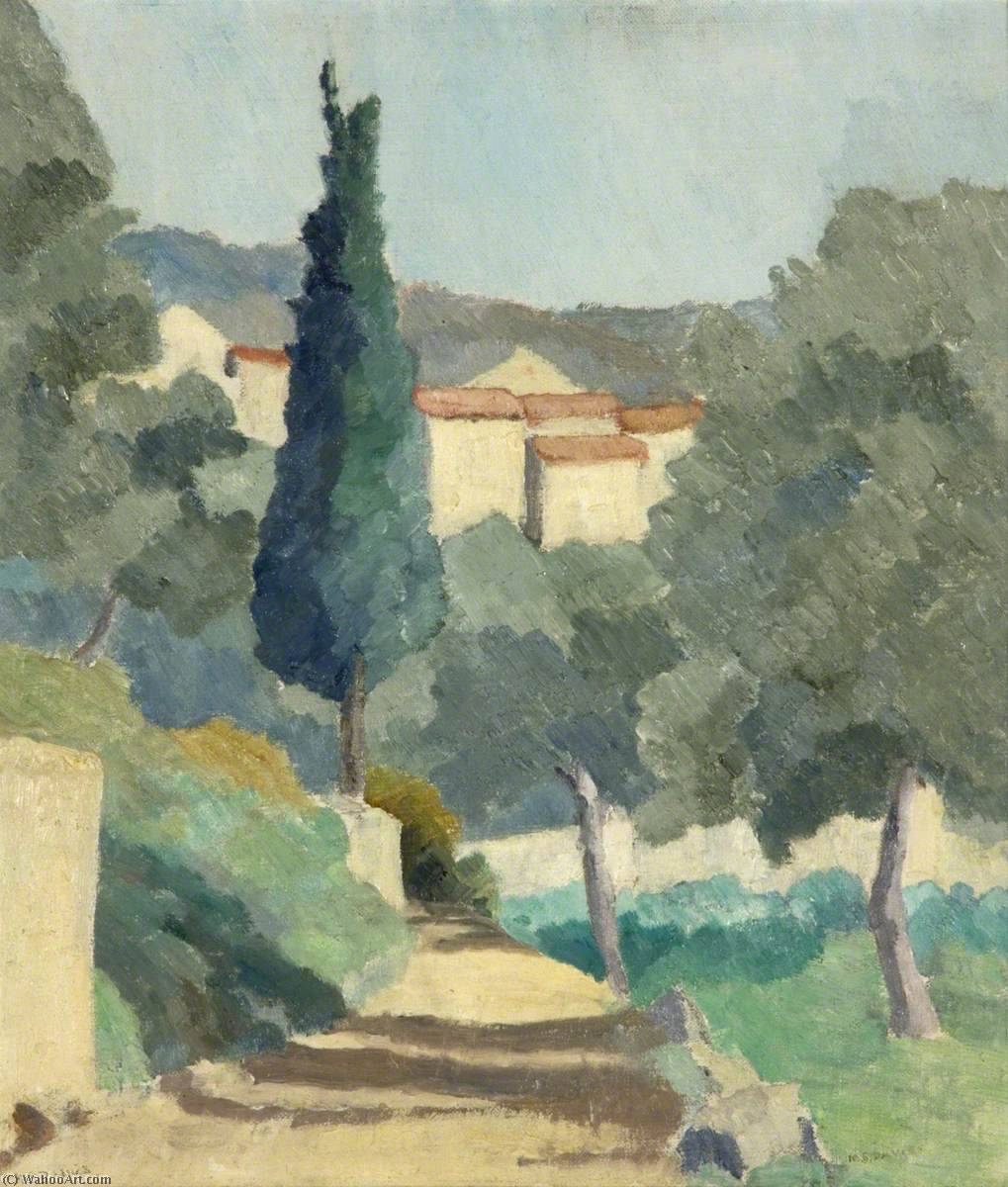 Olive Grove Near Meganosque — Margaret Sidney Davies