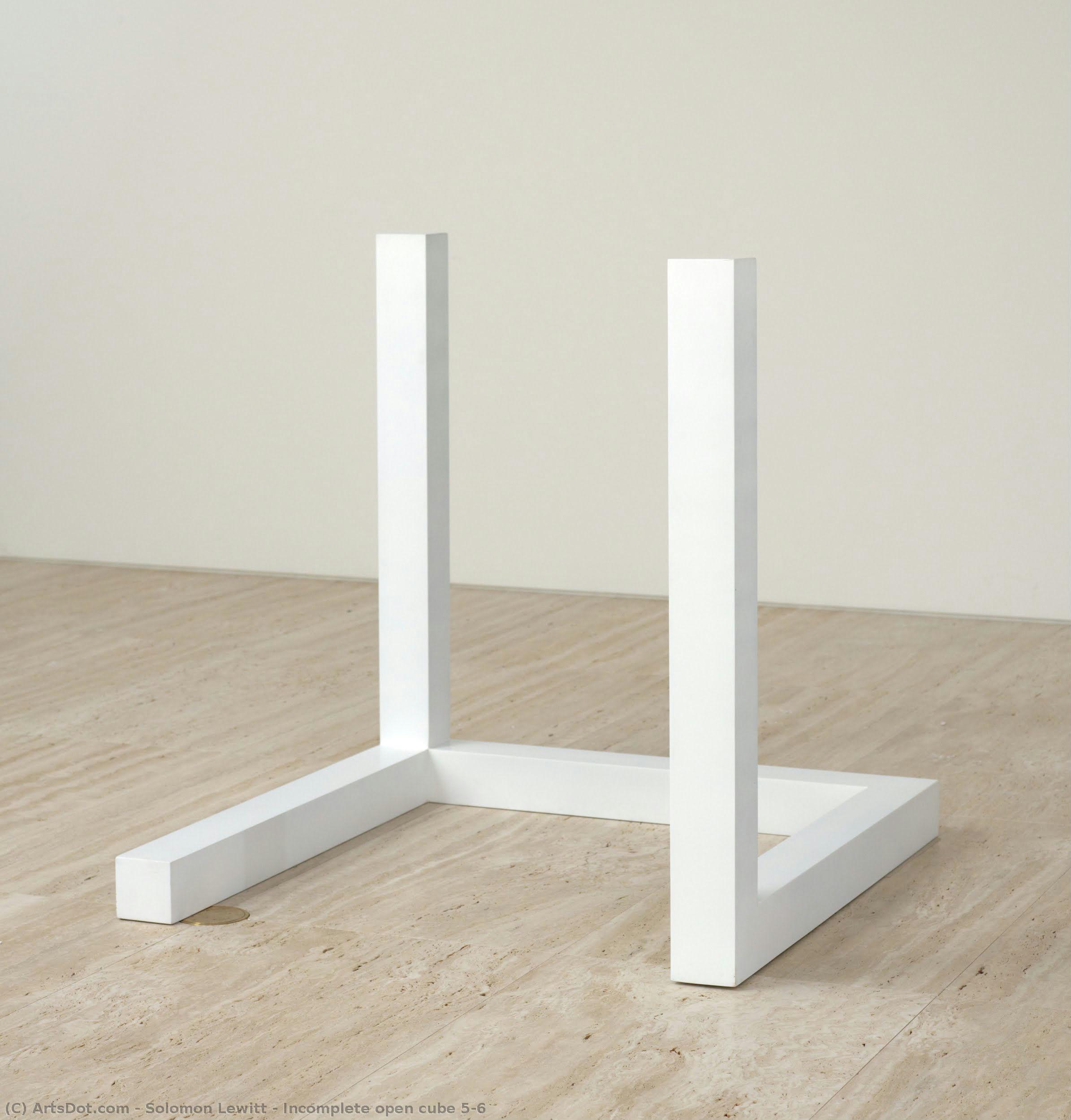 Incomplete Open Cube 5/6 — Sol Lewitt