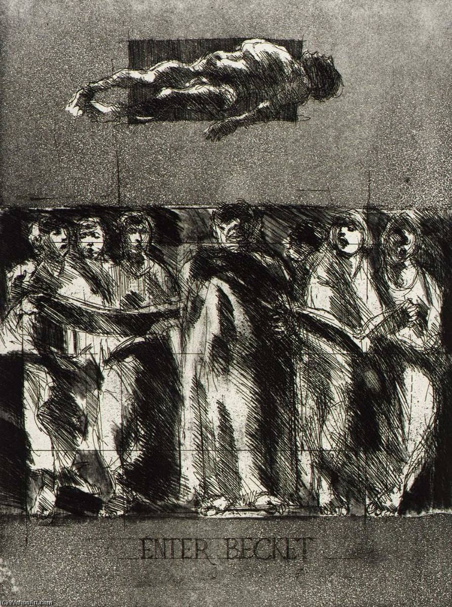 Enter Becket Ii, From The Portfolio Murder In The Cathedral — Frank Rampolla