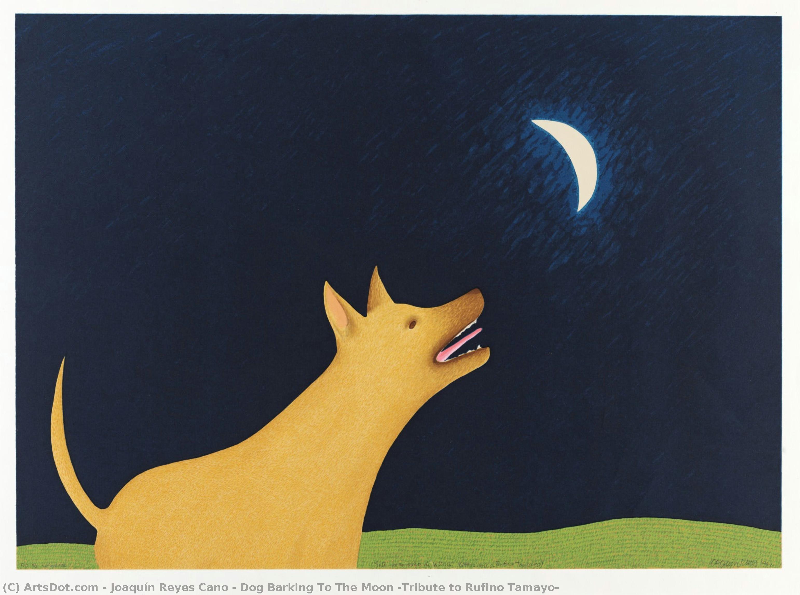 Dog Barking To The Moon (tribute To Rufino Tamayo) — Joaquín Reyes Cano