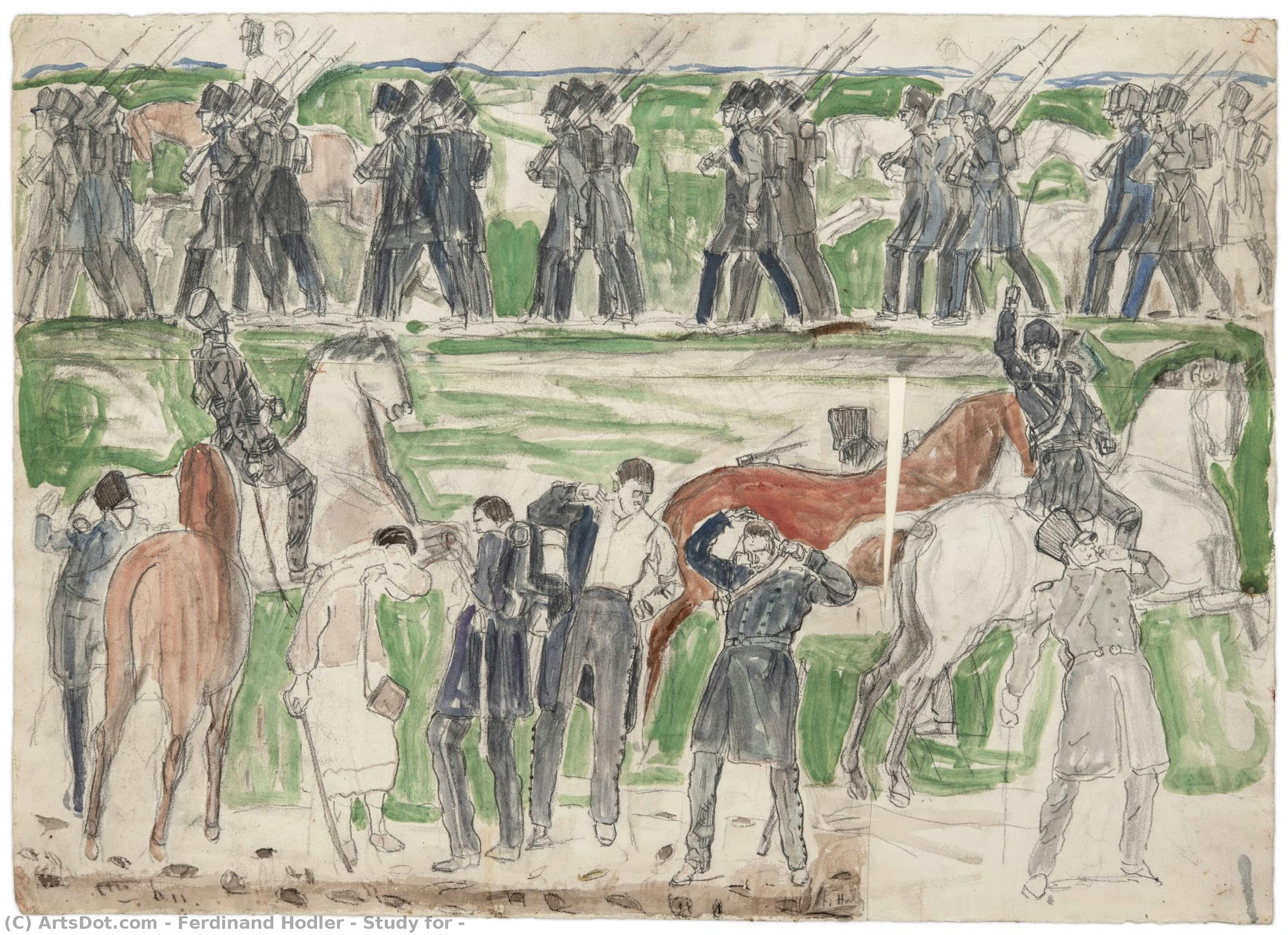Estudio Para — Ferdinand Hodler