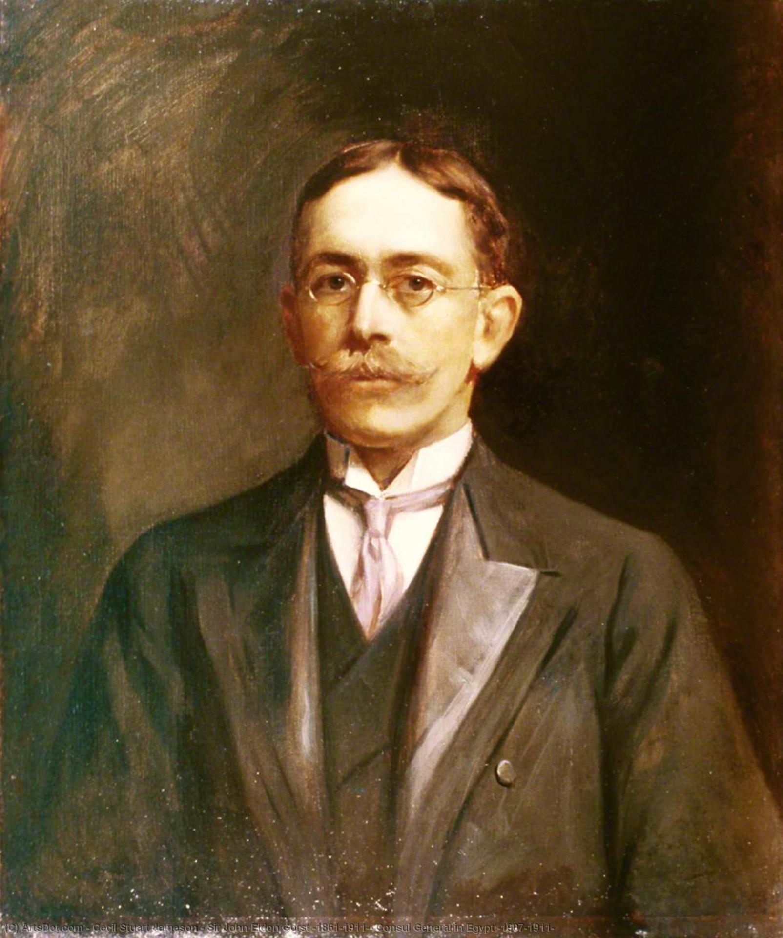 Sir John Eldon Gorst (1861–1911), Consul General In Egypt (1907–1911) — Cecil Stuart Jameson