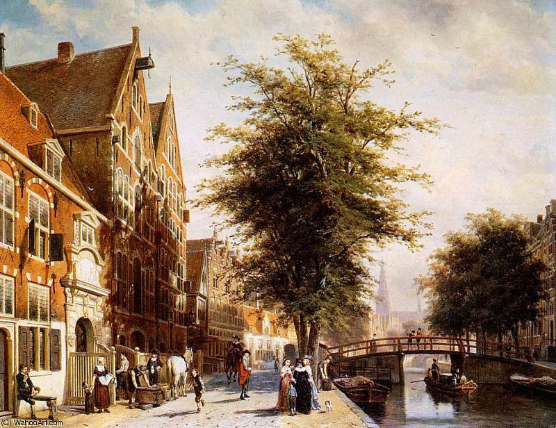 Lombard Voorburgwal Amsterdam Sun — Cornelius Springer
