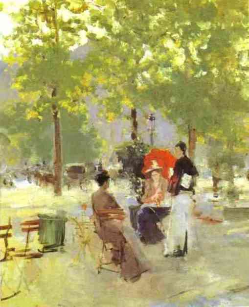 Parisian Cafe — Konstantin Alexeievitch Korovin