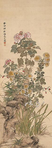 Autumn Flowers — Yamamoto Baiitsu