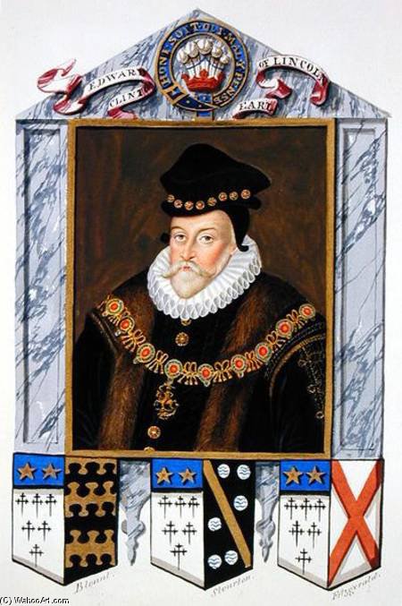 Portrait Of Edward Fiennes De Clinton ) — Sarah Countess Of Essex